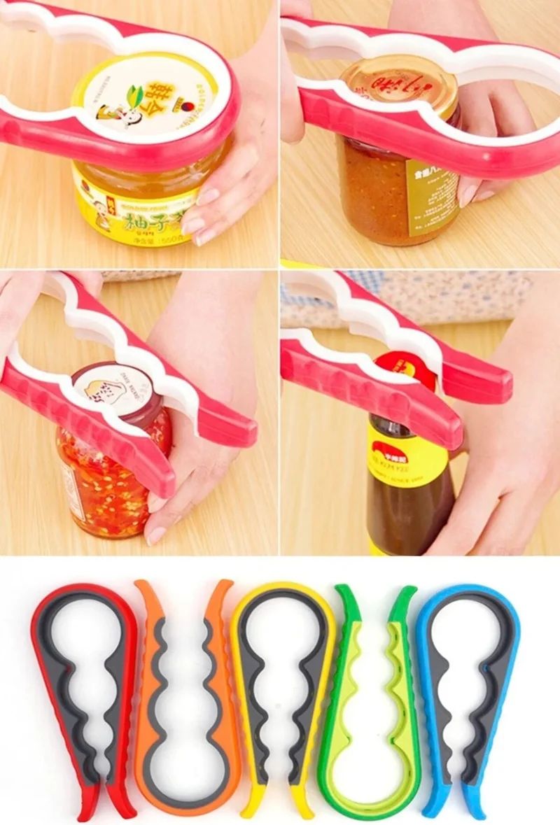 Safestore Jar Bottle Cap Opener Practical 4 Size Cap Opener