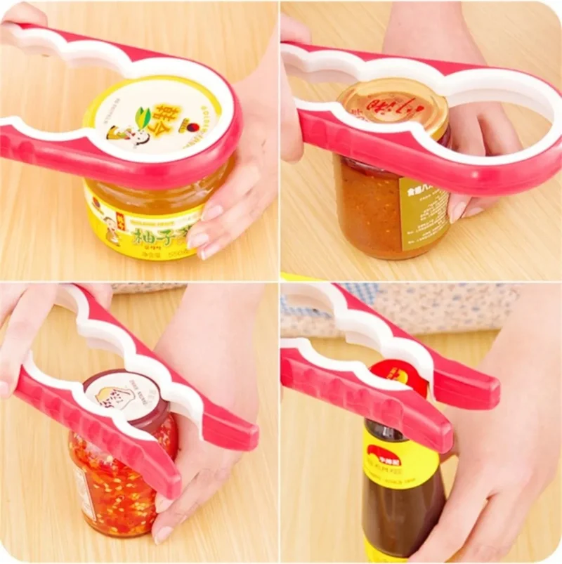 Safestore Jar Bottle Cap Opener Practical 4 Size Cap Opener