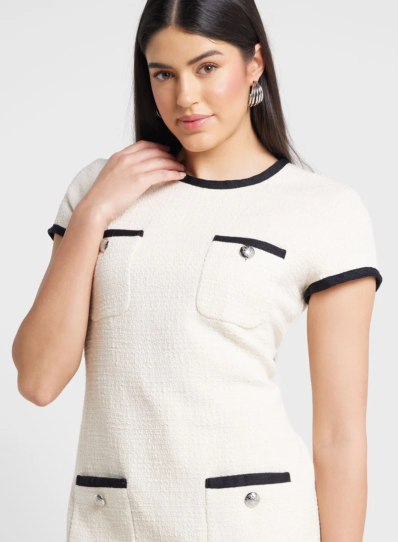 Lauren Ralph Lauren Textured Pocket Dress