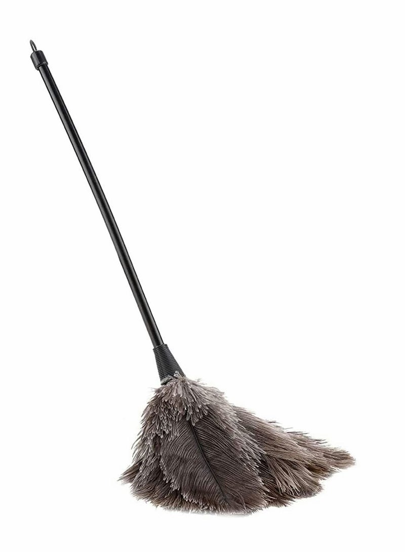 Excefore Ostrich Feather Duster Real Feather Duster Soft Washable Flexible Bendable for Dust Cleaning Interior Roof Ceiling Fan - Image 2