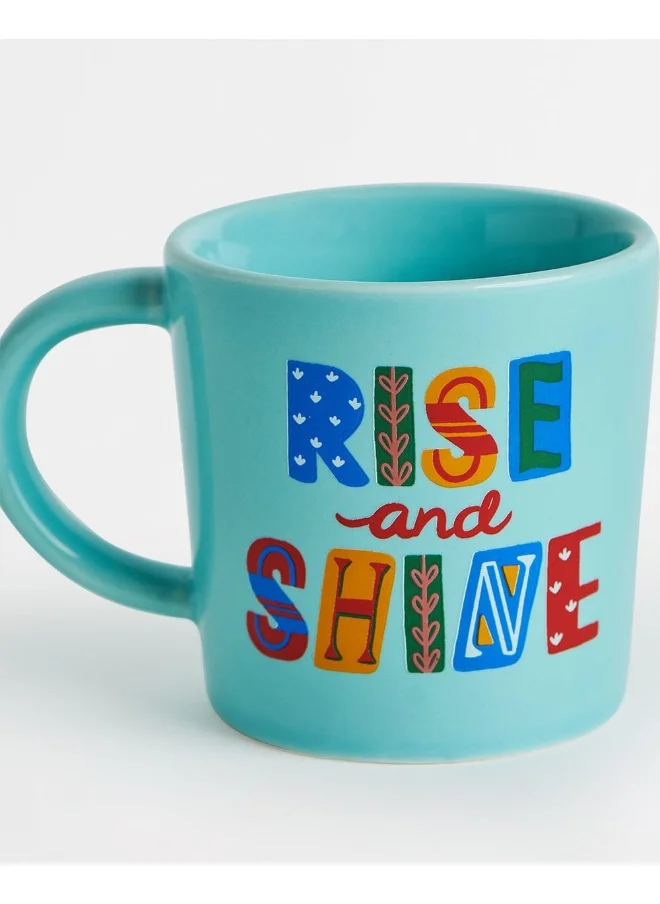 Chumbak Rise & Shine Mug - Blue