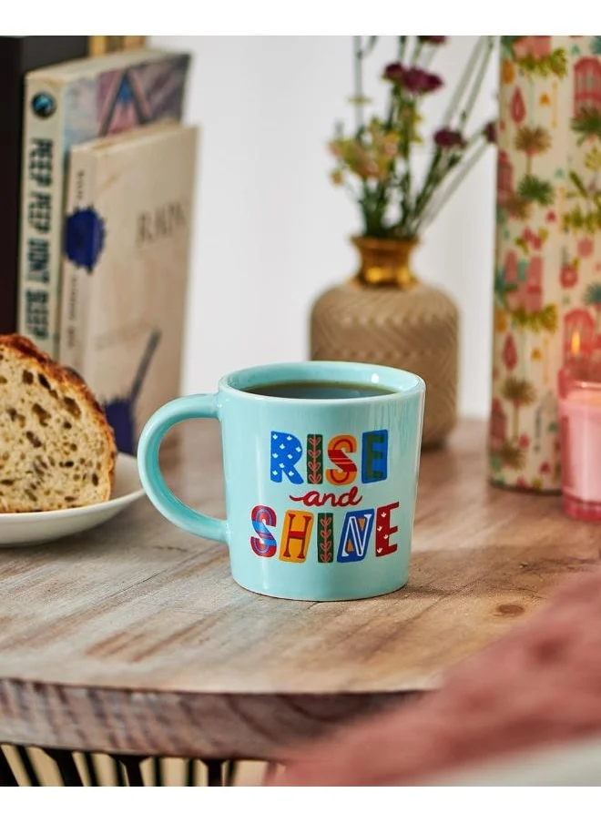 Chumbak Rise & Shine Mug - Blue