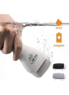 Arabest Electric Hard Skin Remover Foot Callus Remover Electric Foot File Rechargeable Dead Skin Remover for Feet Electric Pedicure Kit Proffessinal Feet Care with 3 Roller Heads 1 Cleaning Brush USB Cord  - Image 3