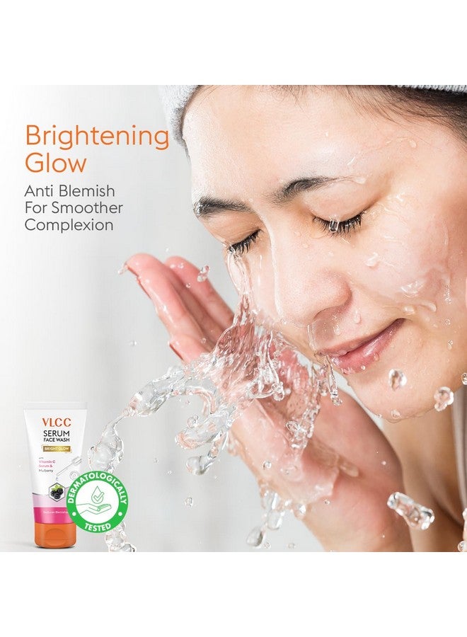 VLCC Serum Facewash - 50ml | with Vitamin C Serum Rich in Antioxidants & Mulberry Extract to Reduce Blemishes & Bright Glow | Dermatologically Tested. - Image 3
