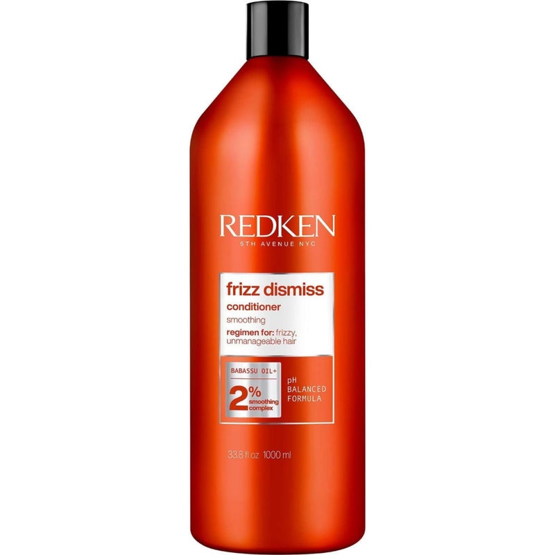 REDKEN بلسم ريدكن فريز ديسميس مضاد للتجاعيد خالي من الكبريتات للشعر، 33.8 أونصة سائلة | قد يختلف التعبئة