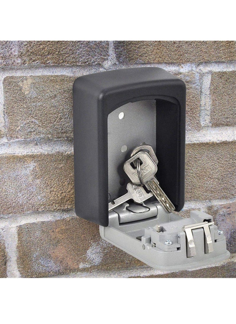 Generic - Four-Digit Code Lock Key Storage LOCK Box Combination Key Safe - Wall Mounted - Image 1