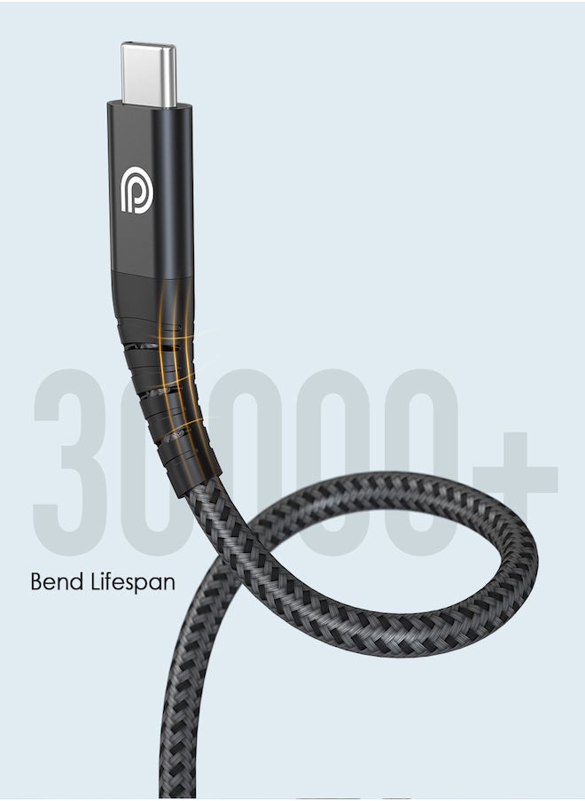 Phone Planet - Type C To Type C Charge Cable   For Apple Macbook M1 Max Galaxy and  iphone 15 Pro Max  240W 2 Meter Fast Charging 40Gbps Super Speed - Image 1