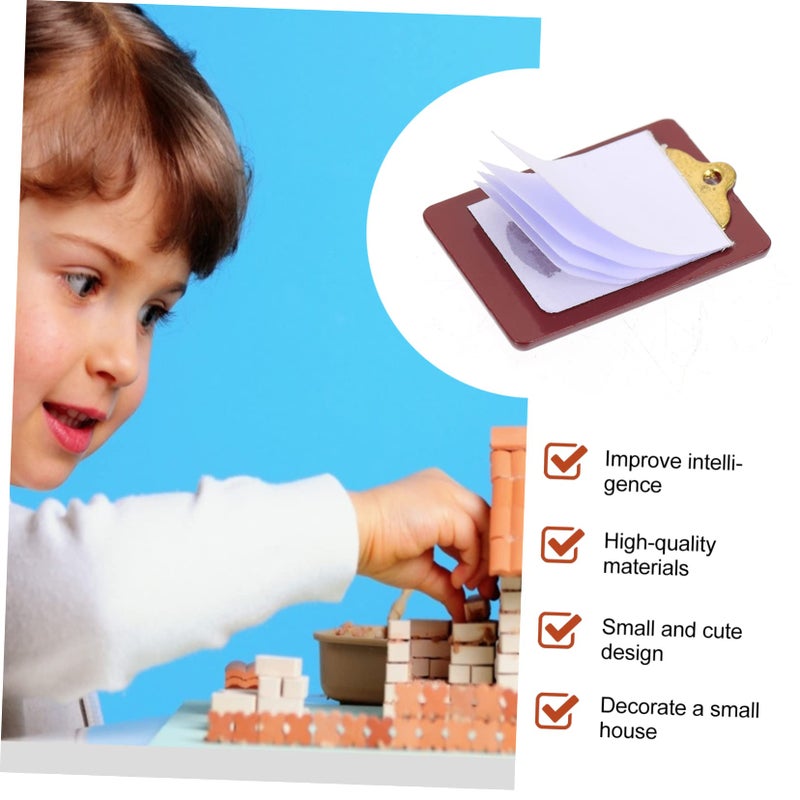 Miniature Paper Clipboard Dollhouse Accessory Kit For Enhancing Scenes - Image 4