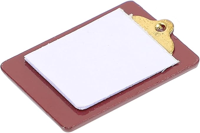 Miniature Paper Clipboard Dollhouse Accessory Kit For Enhancing Scenes - Image 1