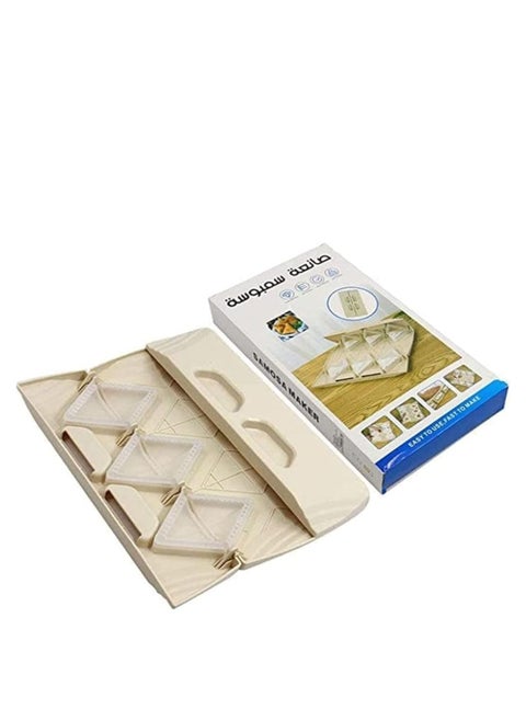 Triangle Shape 6 pieces Double-Side Die Cast Samosa Maker for Crispy and Delicious Homemade Samosas