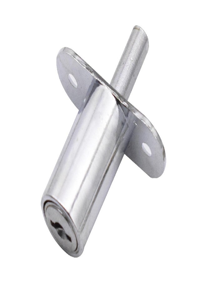RAB Sliding Door Center Lock, Sliding Push Lock, for Furniture, Cabinet, Wardrobe (Code:- Centre Push, Size- 32mm, with 2 Keys, Pack of 1 PCS) - Image 3