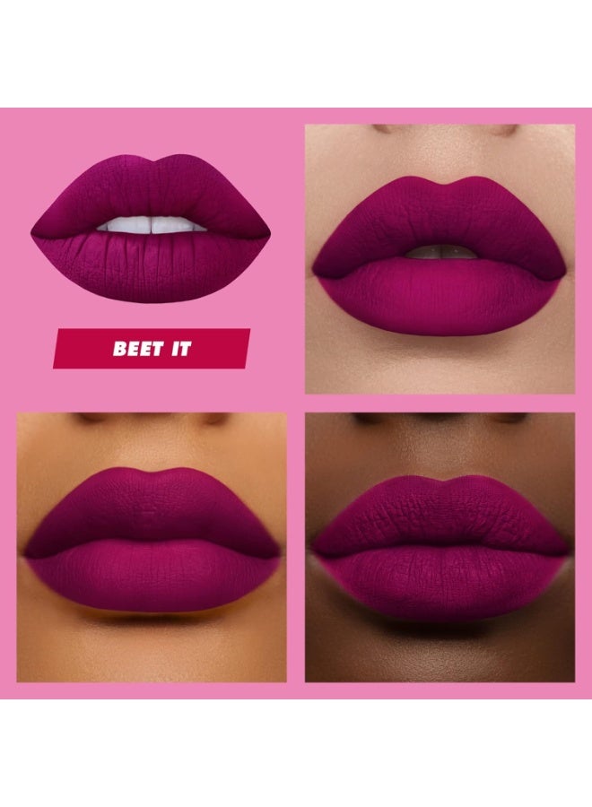 لايم كرايم أحمر شفاه سائل مطفي من لايم كرايم فيلفيتينز - بيت إت - Image 4