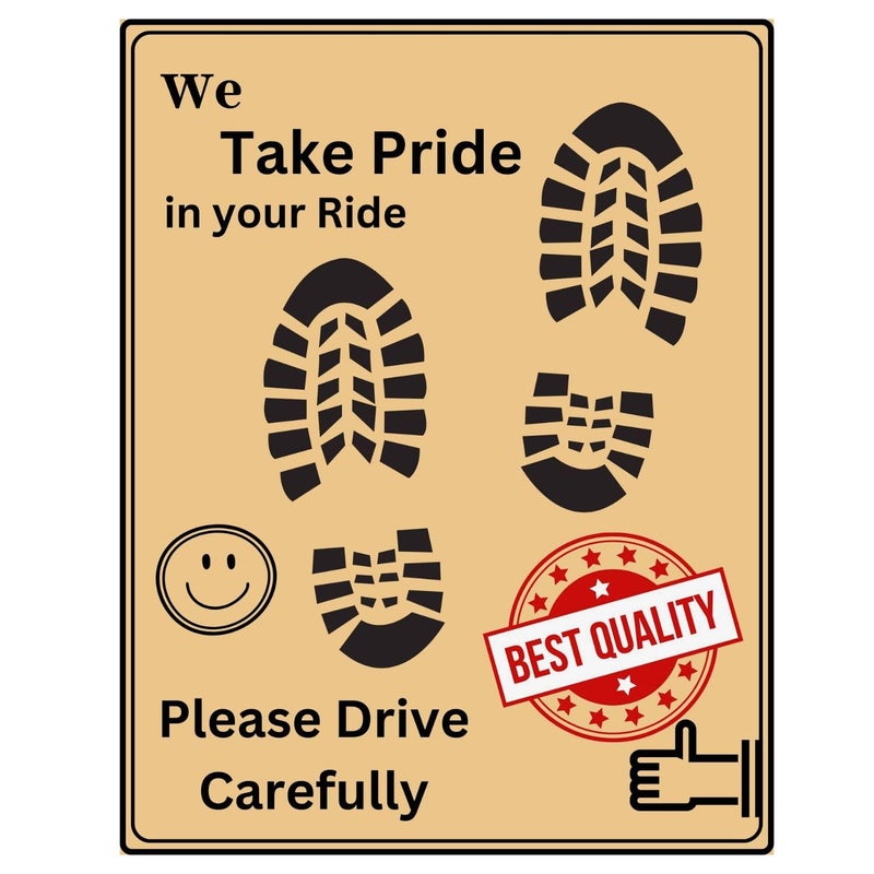 Rokoo Paper car Disposable Foot Mat for Passenger All Car, Bus, Van, Truck, Crew Cab, Trailer, SUV, Scooter, Car Printing Papers Sheets Car Floor Mats Paper Interior Automotive Mats (Pack of 500) - Image 3