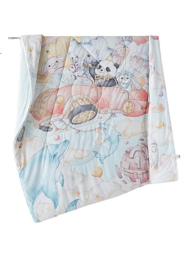 Bubble Tree Baby Quilt, Milk Silk Blanket, All-Season Use, Infant Quilt, Kindergarten Air Conditioning Quilt, Children'S Quilt, 120*150Cm - Image 2