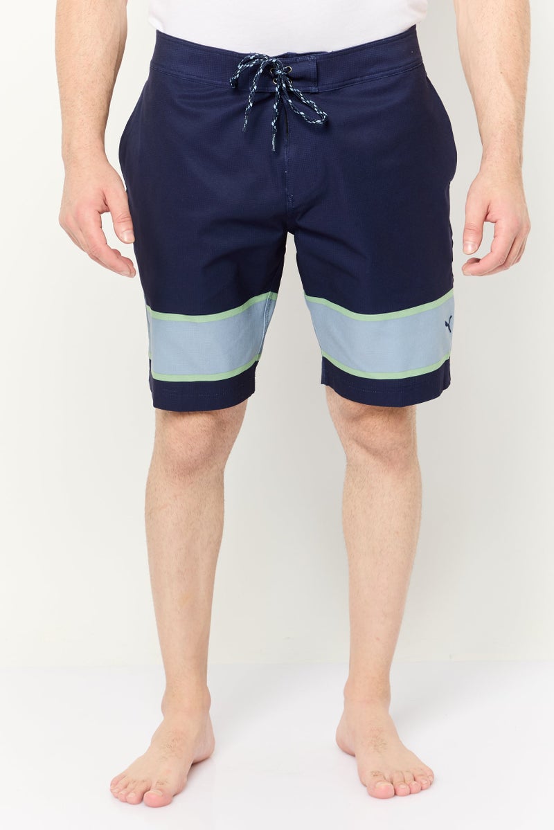 PUMA Men Drawstring Embroidered Logo Board Shorts, Multicolor - Image 1