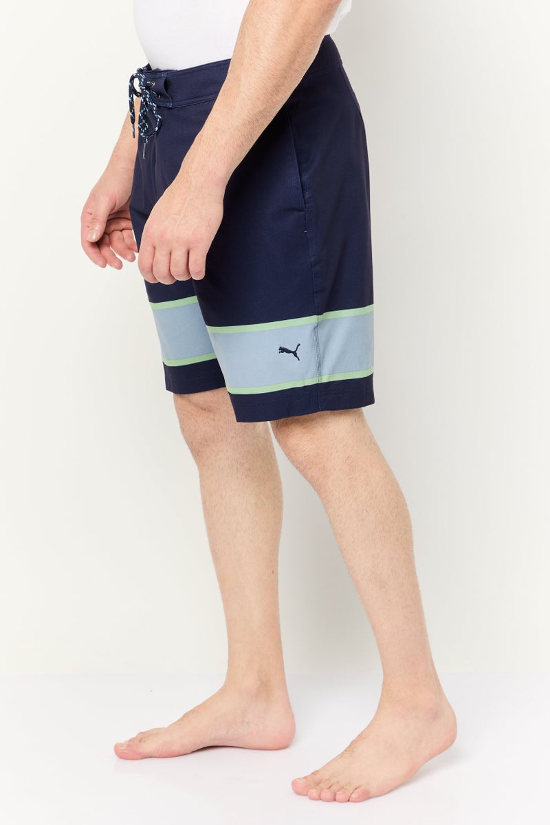 PUMA Men Drawstring Embroidered Logo Board Shorts, Multicolor - Image 2