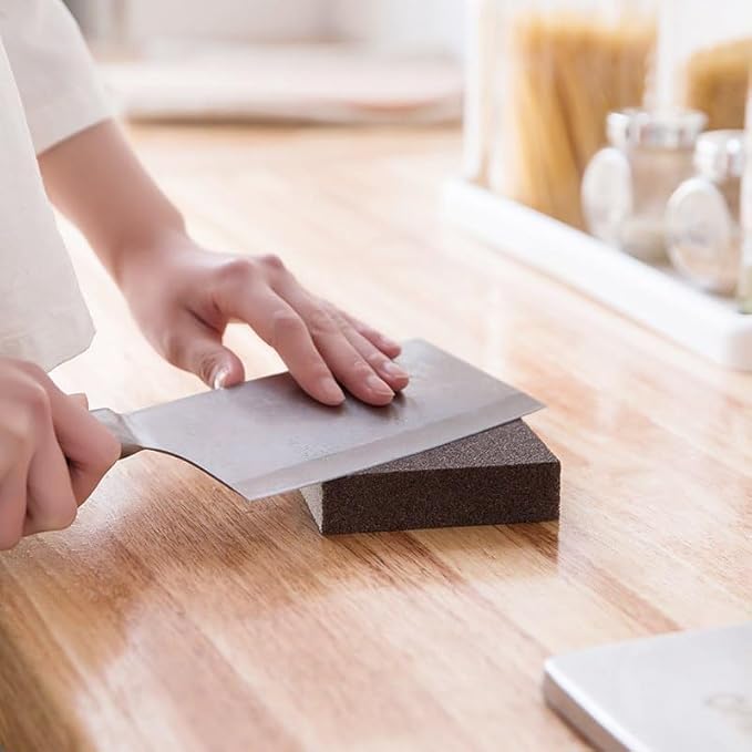ABTER Multipurpose Brown Scrub Sponge with HeavyDuty Sandpaper Surface for Tough Cleaning Tasks Deep Cleaning Scrubber for Kitchen Bathroom More 2 - Image 4