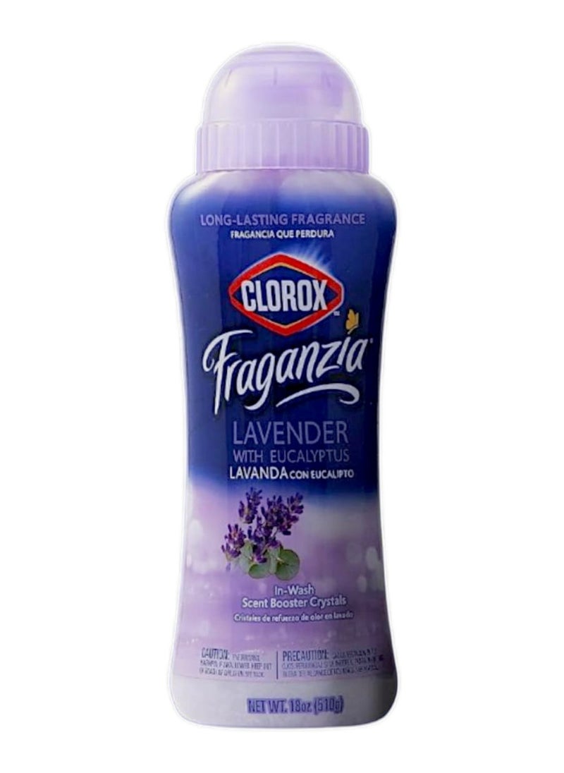 Clorox Fraganzia In-Wash Scent Booster Crystals in Lavender With Eucalyptus Scent, 510gm  - Image 1
