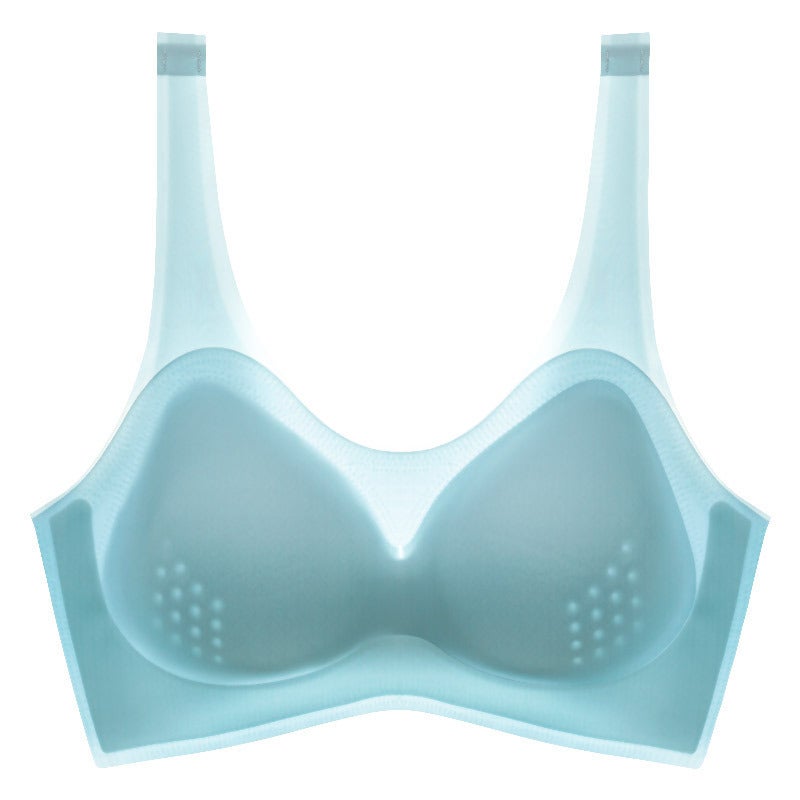 Seamless Underwear For Women With Small Busts, Push-Up, Beautiful Back, Wireless Bra, Summer Ice Silk Breathable Bra, Adjustable, Breathable And Lightweight - Image 3
