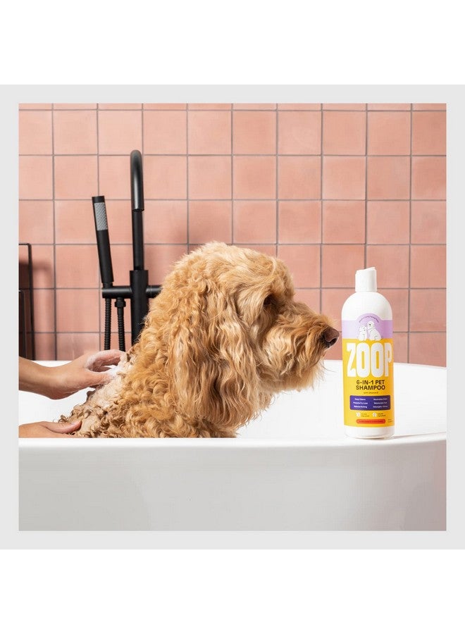 Zoop Dog Shampoo And Conditioner [16 Oz.] 6In1 All Natural Pet Wash  Deep Clean, Odor Eliminating, Itch Relief, Moisturizing, Detangling, Reduce Shedding  1 Pack - Image 4