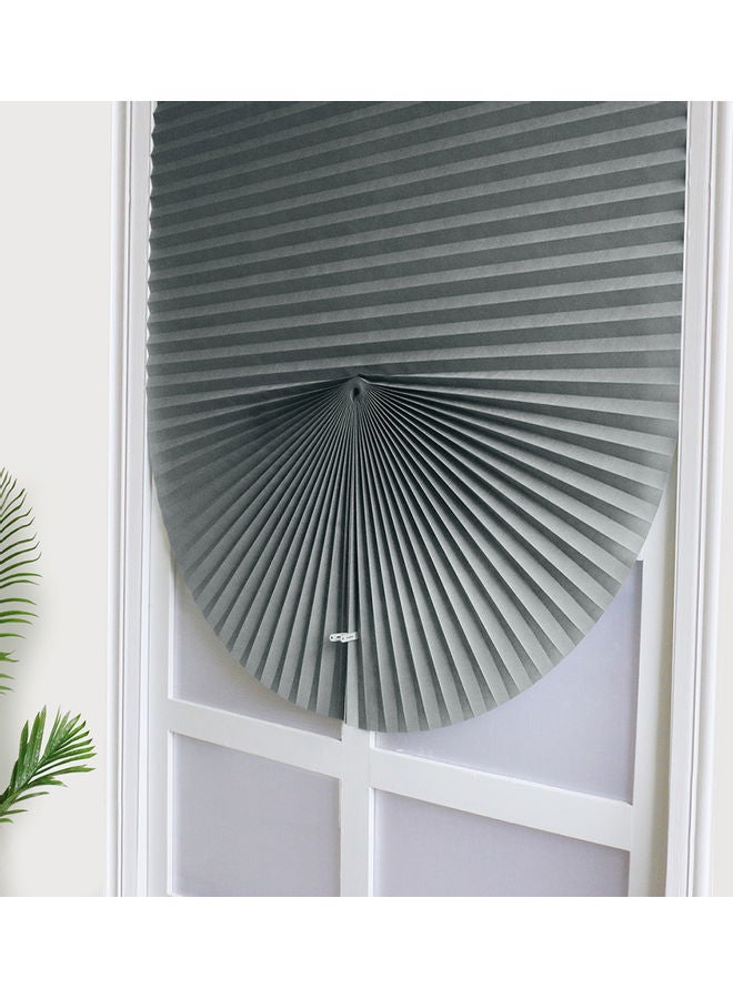 NIBEMINENT Light Filtering Fabric Shade Grey 60 x 150cm - Image 2