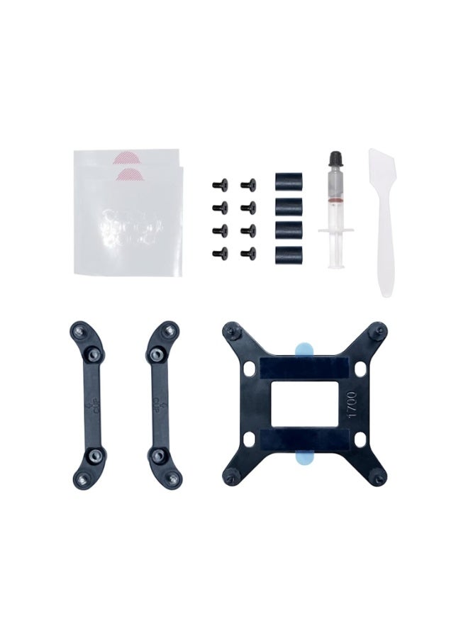 ليان لي مبرد وحدة المعالجة المركزية السائل GA II Lite 240 RGB AIO - مشعاع ألومنيوم 240 مم، مضخة 3800 دورة في الدقيقة، مراوح ARGB هيدروليكية 2500 دورة في الدقيقة، متوافق مع Intel LGA 1700/1851 وAMD AM4/AM5، أنبوب مضفر 400 مم، شعار مضخة دوارة، كابل مروحة متسلسل، أسود | GA2L24RB - Image 5