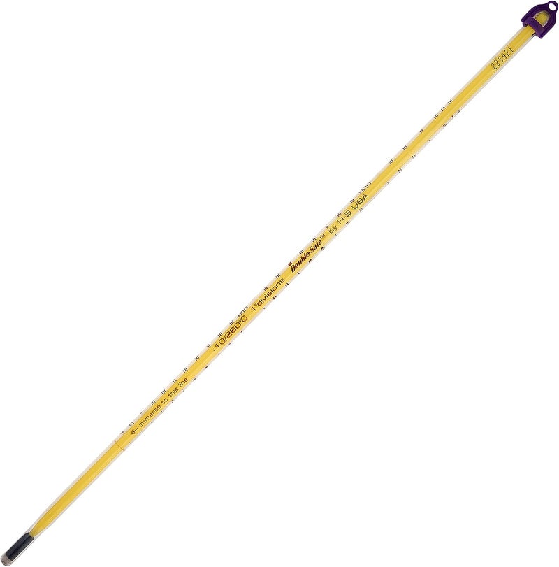 SP Scienceware SP Bel-Art, H-B Double-Safe PFA Coated, Liquid-In-Glass Laboratory Thermometer; -10/260C, 76mm Immersion, Environmentally Friendly (B60400-0800) - Image 2