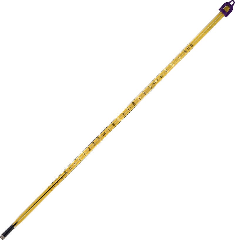 SP Scienceware SP Bel-Art, H-B Double-Safe PFA Coated, Liquid-In-Glass Laboratory Thermometer; -10/260C, 76mm Immersion, Environmentally Friendly (B60400-0800) - Image 1