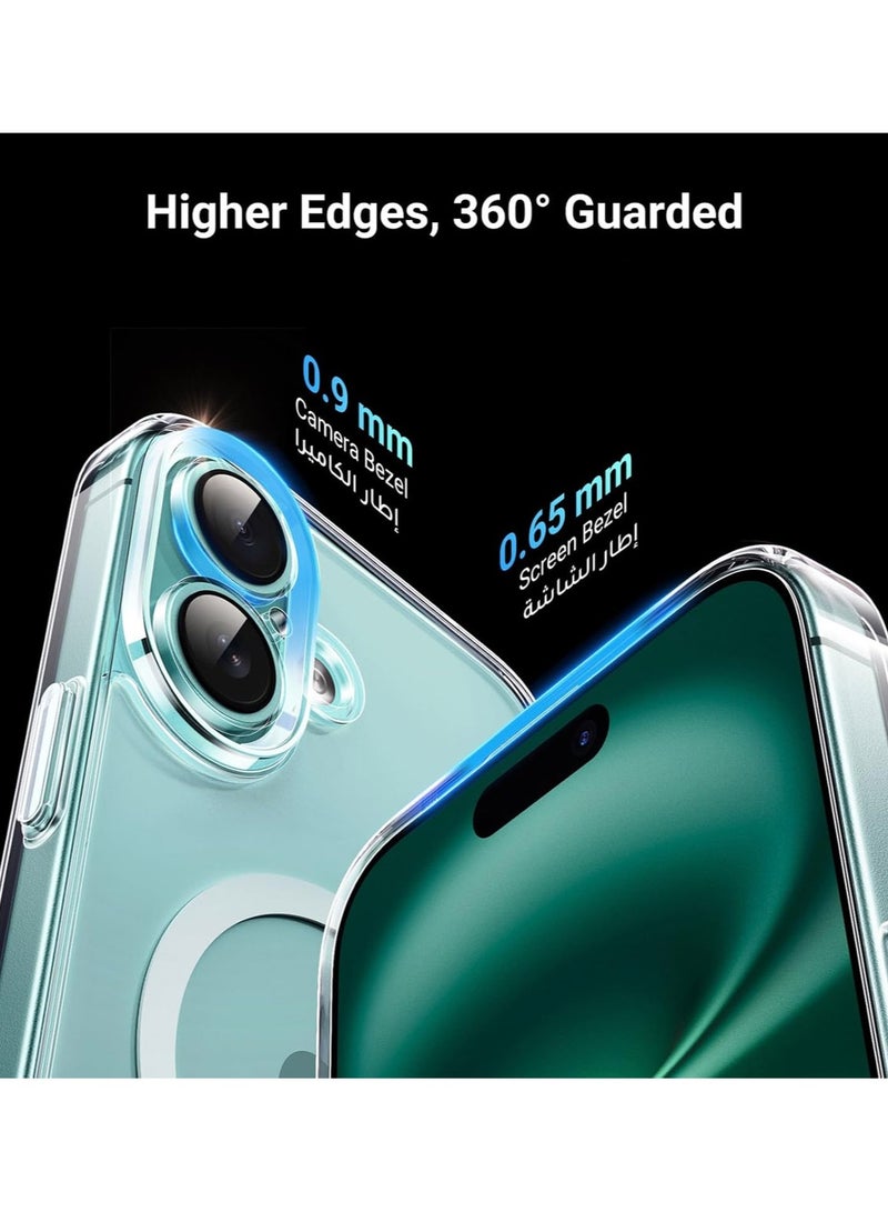 Techie Apple iPhone 16 Case and Screen Protector Combo Pack 2 in 1 - Clear Case with MagSafe with HD Tempered Glass Screen Protector - Image 3