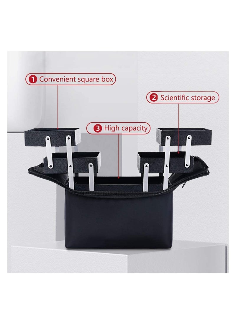 ORiTi - Professional Large Capacity Multilayer Makeup Organizer Box - Image 1