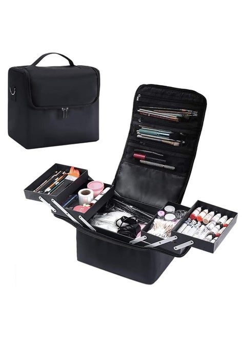 Professional Large Capacity Multilayer Makeup Organizer Box