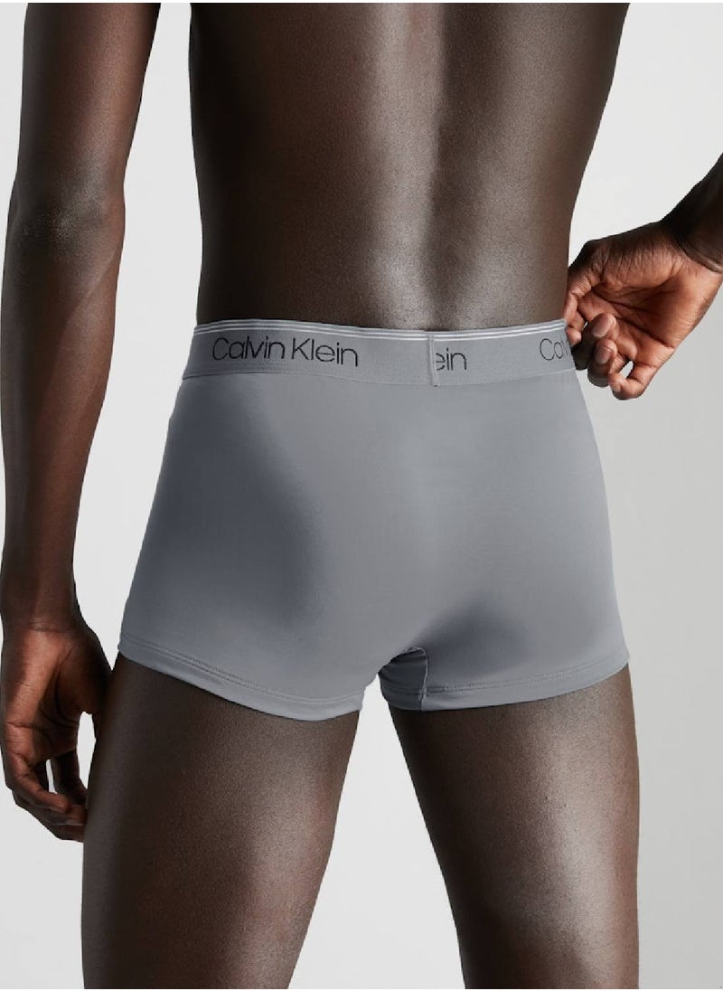 CALVIN KLEIN - Men's 3 Pack Low Rise Trunks - Micro Stretch -  microfibre jersey, Multi - Image 1