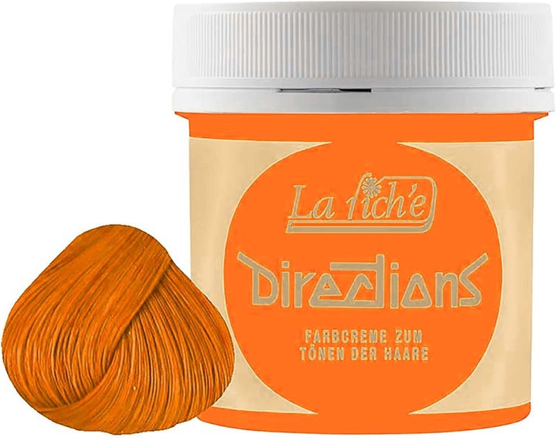 Directions Apricot SemiPermanent Hair Dye Vegan Cruelty Free Orange