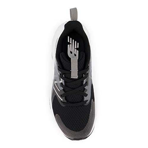 New Balance Kid's Rave Run V2 Lace-up Sneaker, Black/White, 4.5 Big Kid - Image 4