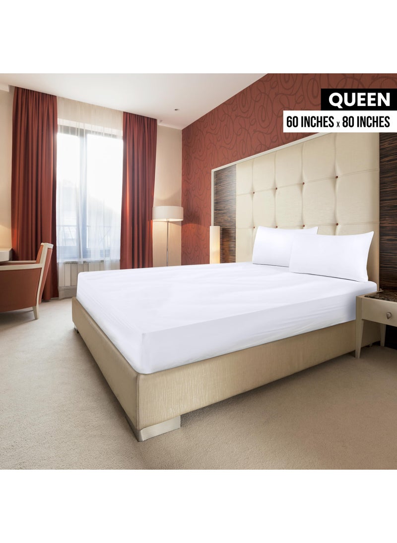 Utopia Bedding Utopia Bedding Queen Fitted Sheet - Bottom Sheet - Deep Pocket - Soft Microfiber - Shrinkage and Fade Resistant - Easy Care -1 Fitted Sheet Only (White)  - Image 2