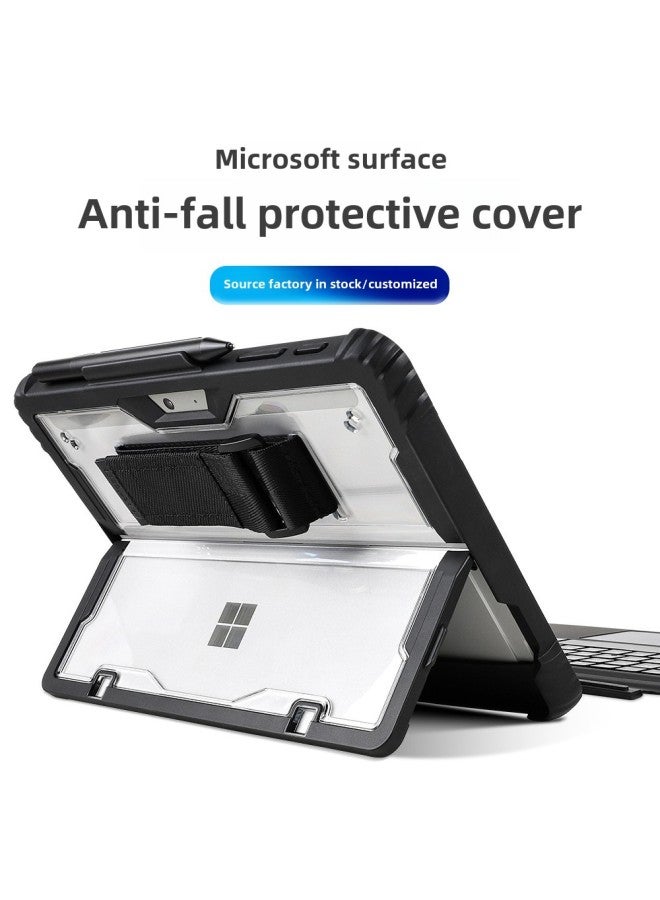 For Microsoft Surface Pro11 Protective Case Pro10/9/8 Anti-fall Bracket All-inclusive Three-proof Protective Case-Colour:Grey-Applicable Model:Surface Pro11/10/9 - Image 2