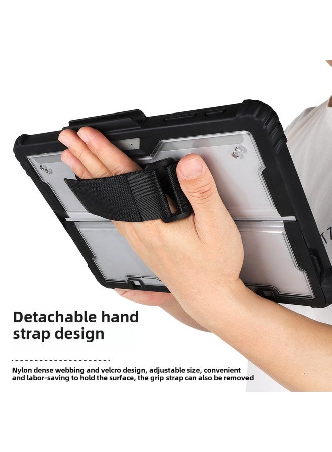 For Microsoft Surface Pro11 Protective Case Pro10/9/8 Anti-fall Bracket All-inclusive Three-proof Protective Case-Colour:Grey-Applicable Model:Surface Pro11/10/9 - Image 5