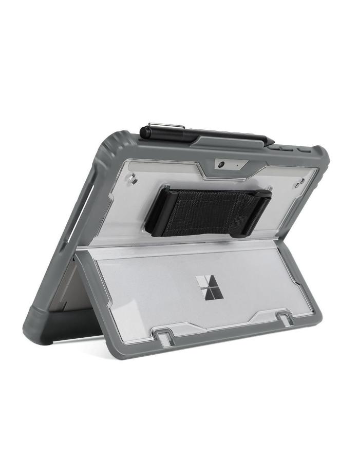 For Microsoft Surface Pro11 Protective Case Pro10/9/8 Anti-fall Bracket All-inclusive Three-proof Protective Case-Colour:Grey-Applicable Model:Surface Pro11/10/9 - Image 1