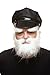 Mustaches Self Adhesive Novelty Realistic Traper Fake Beard Fake Mustache and Fake Eyebrows White Color - Image 3