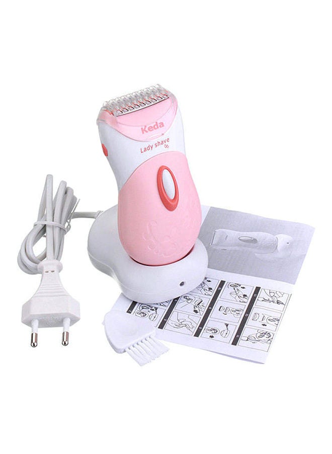 NIBEMINENT Rechargeable Epilator Pink/White - Image 1