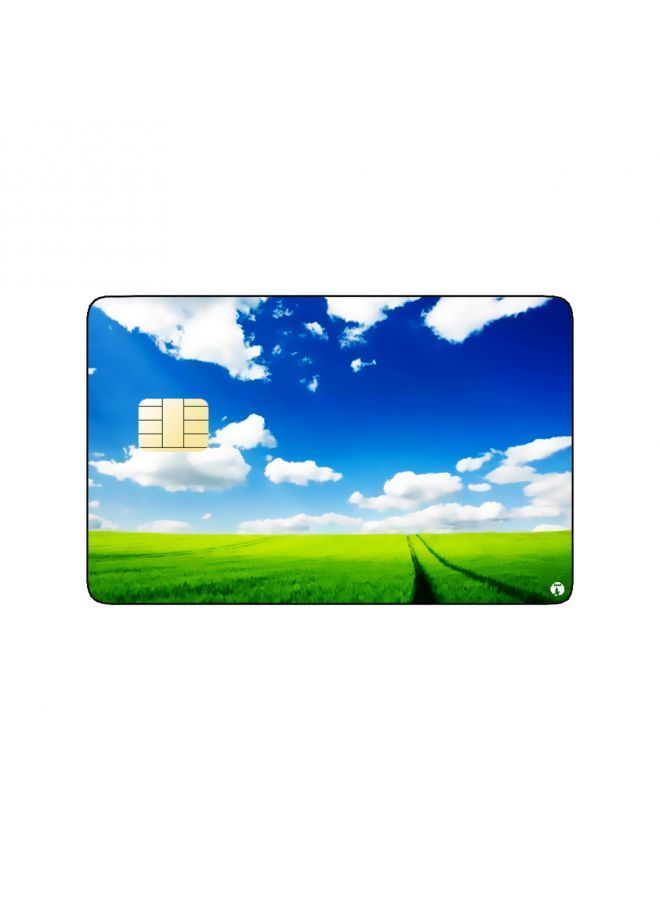 RKN PRINTED BANK CARD STICKER Aesthetic Nature View Drawing - Image 1