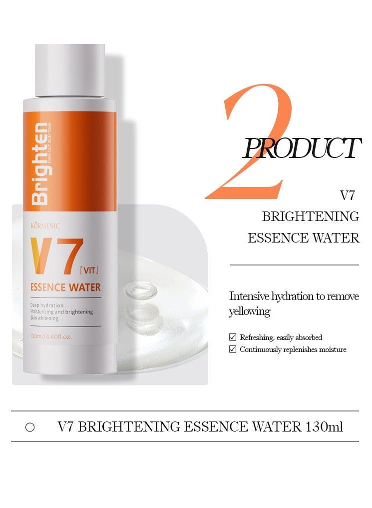 Kormesic 7 نوع vc مضيئة جوهر مشرق جوهر الماء 130 مل 7d الإشعاع · مفتاح للبشرة المتوهجة - Image 3