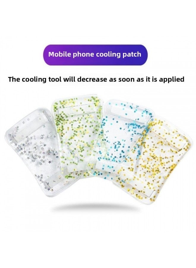 Mobile Phone Cooling Heat Dissipation Artifact Summer Essential Cold Game Live Sticker Sticker-Colour:The Color Is Random Or Please Note - Collect And Follow For Priority Delivery - Image 1