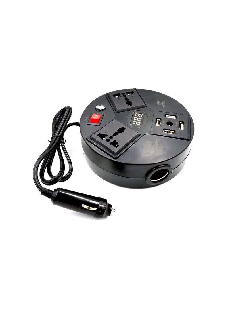 NEEHOON NH82600 Car 220V Power Inverter 300W 12V To 220V Power Out 4 USB Port 12V Out Digital Display Car Inverter - Image 5