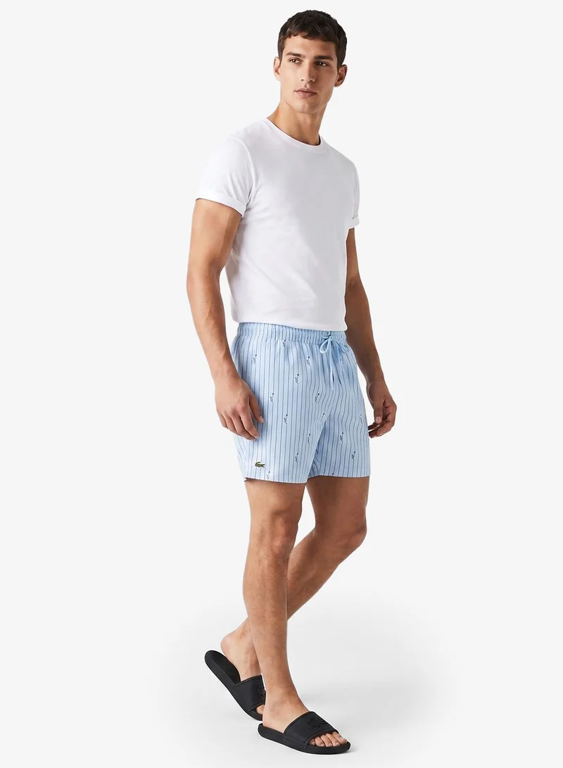 Lacoste  Printed Swim Trunks for Men | Best Price UAE