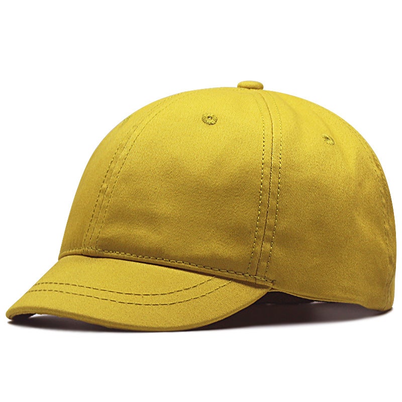 Unisex Baseball Cap Short Brim Spring Autumn Army Green - Image 3