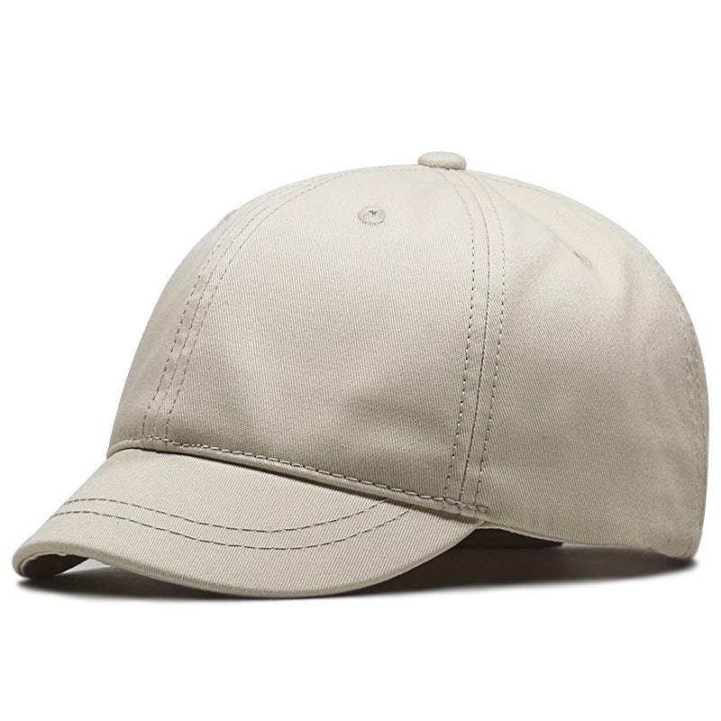 Unisex Baseball Cap Short Brim Spring Autumn Army Green - Image 2