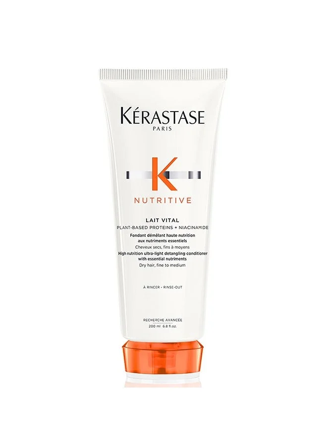 KERASTASE Nutritive Lait Vital Detangling Conditioner for Dry Hair 200ml