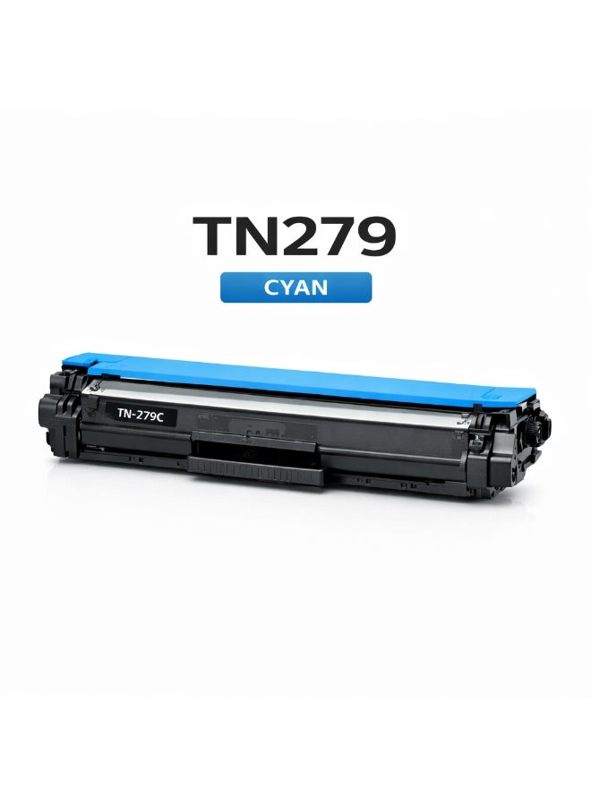 مالتي كلر خرطوشة حبر متوافقة Brother TN279 سماوي – حبر ليزر عالي الجودة - Image 1