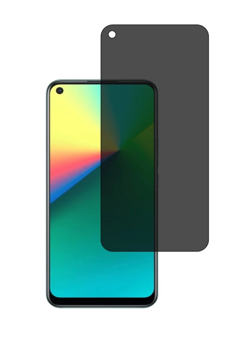Super Tempered Glass Screen Protector Anti-Spy Privacy Designed For Realme 7i  Full Screen Coverage And Bubble Free - Image 1